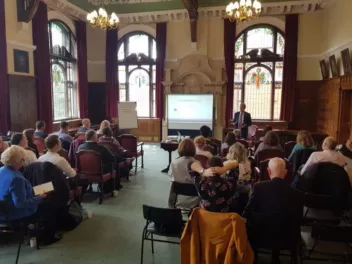 Learning Lunch in the Old Council chamber